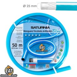 Manguera Tricotada No Torsion Blue Ø 25 mm, Rollo 50 metros, Manguera Anti Torsion, Manguera Sin Dobleces, Manguera Sin Nudos