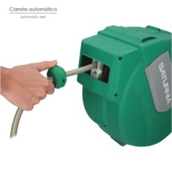 Enrollador Automatico Manguera Para Jardin, Recogedor Manguera Automatico, Porta Mangueras Jardin Manguera De 20 Metros