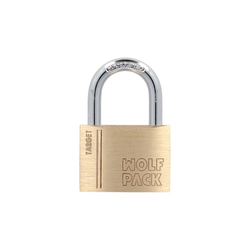 Candado Laton Arco Normal 40 mm, Serie Target, Arco Endurecido, Candado Maletas, Candado Taquillas, Candado Puertas