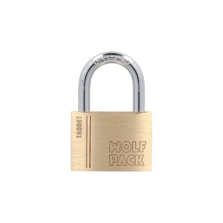 Candado Laton Arco Normal 40 mm, Serie Target, Arco Endurecido, Candado Maletas, Candado Taquillas, Candado Puertas
