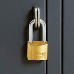 Candado Laton Arco Largo 20 mm, Arco Endurecido, Candado Maletas, Candado Taquillas, Candado Puertas