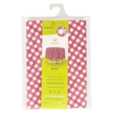 Mantel Hule Redondo Cuadros Rojos Impermeable Antimanchas PVC Ø140 cm, Uso Interior y Exterior al por Mayor | Almacén de Ferrete