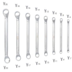 Juego Llaves Acodadas Wolfpack 8 Piezas