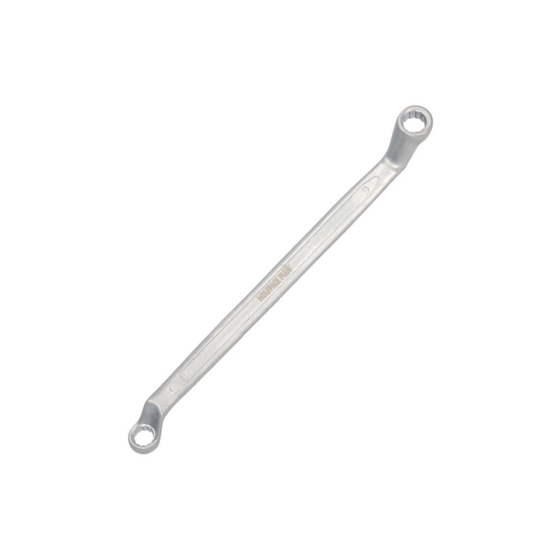 Llave Estrella Acodada Plus Acero Cromo Vanadio 8x9 DIN 838, Llave Doble Boca Acodada, Llave Fija Estrella Acodada