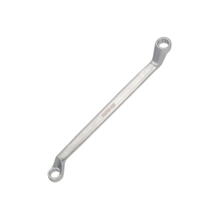 Llave Estrella Acodada Plus Acero Cromo Vanadio 10x11 DIN 838, Llave Doble Boca Acodada, Llave Fija Estrella Acodada