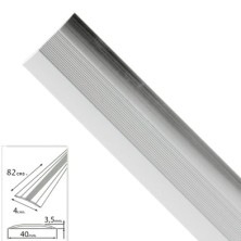 Tapajuntas Adhesivo Para Moquetas Metal Plata   82,0 cm,