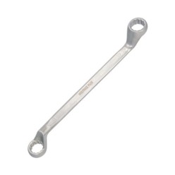 Llave Estrella Acodada Plus Acero Cromo Vanadio 18x19 DIN 838, Llave Doble Boca Acodada, Llave Fija Estrella Acodada