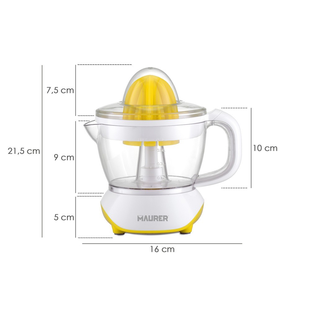 Exprimidor Naranjas Electrico 25 Watt, Capacidad 700 Ml, Exprimidor Zumo Narajas, Exprimidor Fruta al por Mayor | Almacén de Fer
