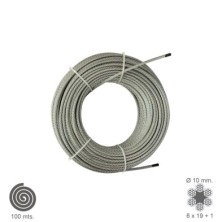 Cable Galvanizado  10 mm, (Rollo 100 Metros) No Elevacion