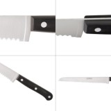 Cuchillo Grenoble Panero Hoja Acero Inoxidable 20 cm, Negro al por Mayor | Almacén de Ferretería