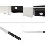 Cuchillo Grenoble Jamonero Hoja Acero Inoxidable 25 cm, Negro al por Mayor | Almacén de Ferretería