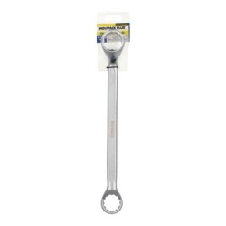 Llave Estrella Acodada Plus Acero Cromo Vanadio 30x32 DIN 838, Llave Doble Boca Acodada, Llave Fija Estrella Acodada