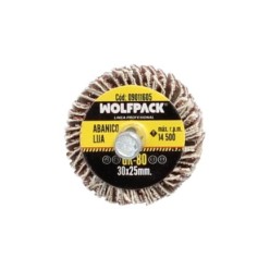 Abanico Lija Grano 80 Medida Ø 30 x 25 mm, Disco Abrasivo Laminas, Ruedas Mil Hojas, Ruedas Abrasivas,Lijado,Desbaste,Pulir