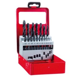 Estuche Brocas Hss Wolfpack 1-10 mm, 19 Piezas