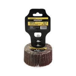 Abanico Lija Grano 40 Medida Ø 60 x 30 mm, Disco Abrasivo Laminas, Ruedas Mil Hojas, Ruedas Abrasivas,Lijado,Desbaste,Pulir