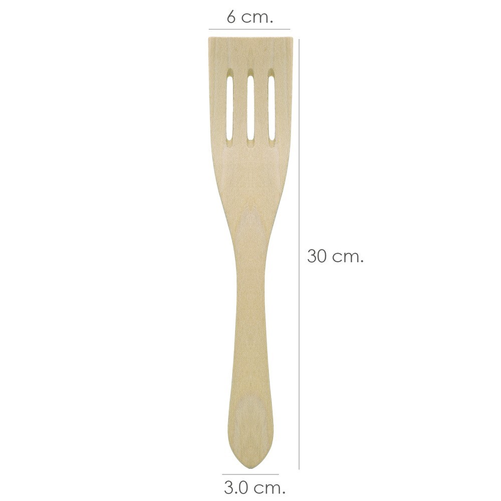 Pala Cocina Madera Con Ranuras Oryx 30 cm, al por Mayor | Almacén de Ferretería