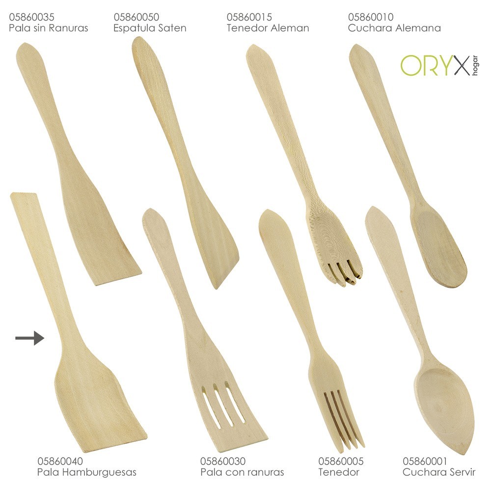 Pala Cocina Madera Hamburguesas Oryx 35 cm, al por Mayor | Almacén de Ferretería