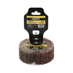 Abanico Lija Grano 60 Medida Ø 80 x 30 mm, Disco Abrasivo Laminas, Ruedas Mil Hojas, Ruedas Abrasivas,Lijado,Desbaste,Pulir