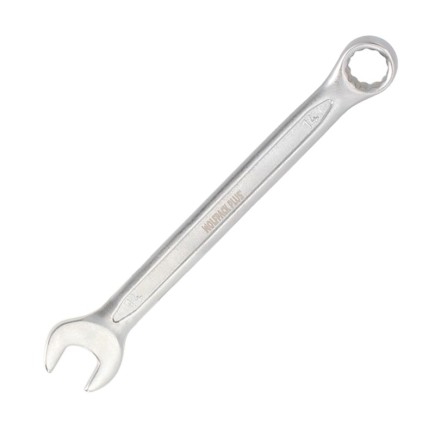 Llave Combinada Plus 14x14 Acero Cromo Vanadio DIN 3113, Llave Doble Boca, Llave Fija, Llave Estrella