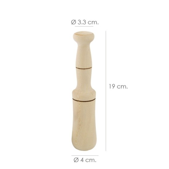 Mano Mortero Madera Oryx 19 cm, al por Mayor | Almacén de Ferretería