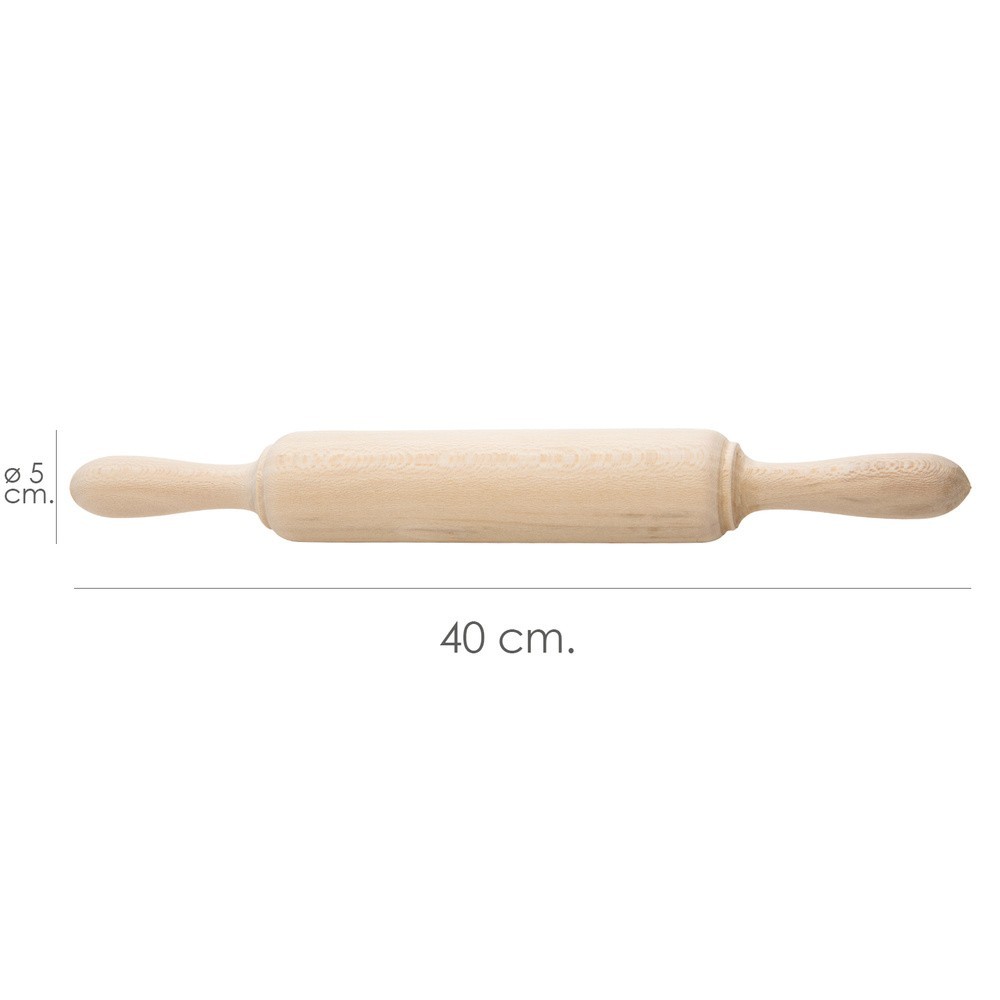 Rodillo Amasar Madera Oryx 40 cm, al por Mayor | Almacén de Ferretería