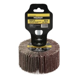 Abanico Lija Grano 60 Medida Ø 80 x 40 mm, Disco Abrasivo Laminas, Ruedas Mil Hojas, Ruedas Abrasivas,Lijado,Desbaste,Pulir