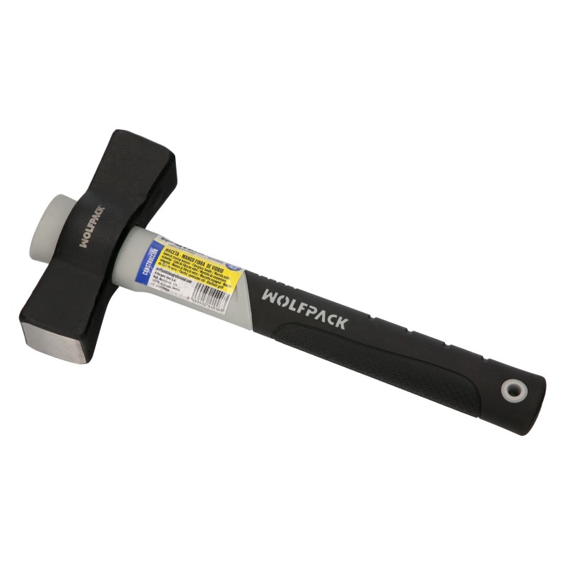 Maceta Mango Fibra Vidrio Mango Fibra Vidrio Con Empuñadura Antideslizante, 1000 Gramos 28 cm,