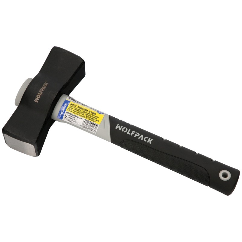 Maceta Mango Fibra Vidrio Mango Fibra Vidrio Con Empuñadura Antideslizante, 1500 Gramos 28 cm,