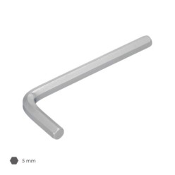 Llave Allen Standar Acero Cromo Vanadio Profesional 5,0 mm, Llave Hexagonal, Llave Allen Taller Mecanica, Llave Allen Bricolaje