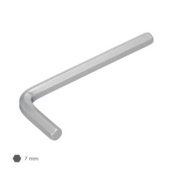 Llave Allen Standar Acero Cromo Vanadio Profesional 7,0 mm, Llave Hexagonal, Llave Allen Taller Mecanica, Llave Allen Bricolaje