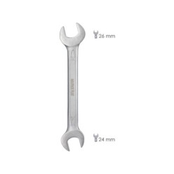 Llave Fija Plus Acero Cromo Vanadio 24x26 DIN 3110, Llave Fija, Llave Fija Doble