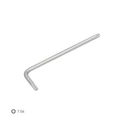 Llave Torx Standar Acero Cromo Vanadio Profesional T06 mm, Llave Estrella, Llave Allen Estrella