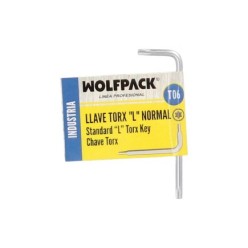 Llave Torx Standar Acero Cromo Vanadio Profesional T06 mm, Llave Estrella, Llave Allen Estrella