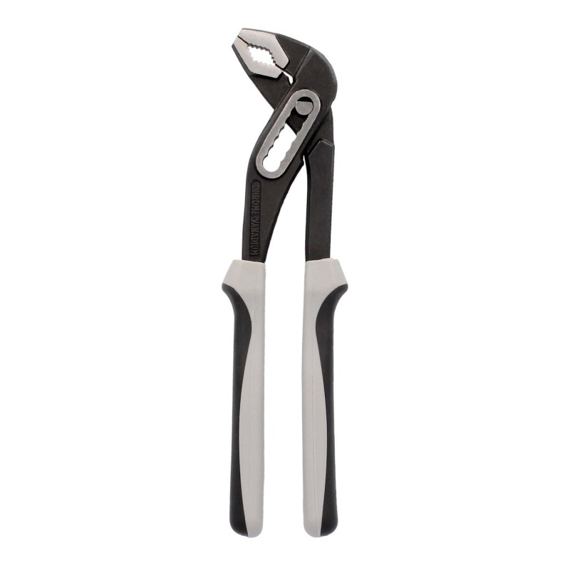 Tenazas Apertura Múltiple Negra Plus 250 mm, mangos Engomados DIN 8976, Pico De Loro, Alicates Extensibles, Tenazas Fontanero