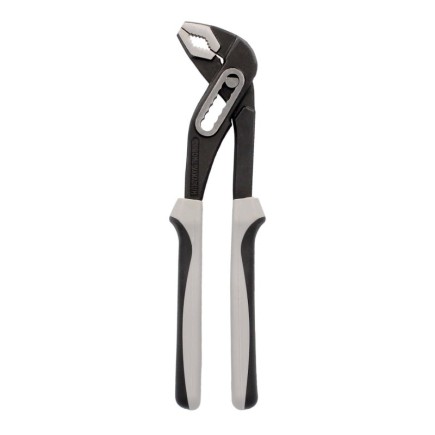 Tenazas Apertura Múltiple Negra Plus 250 mm, mangos Engomados DIN 8976, Pico De Loro, Alicates Extensibles, Tenazas Fontanero