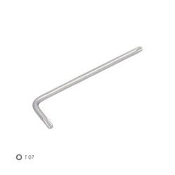 Llave Torx Standar Acero Cromo Vanadio Profesional T07 mm, Llave Estrella, Llave Allen Estrella