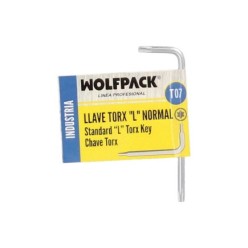 Llave Torx Standar Acero Cromo Vanadio Profesional T07 mm, Llave Estrella, Llave Allen Estrella