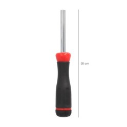 Juego De Puntas con Destornillador  1/4" 7 Piezas, Acero Cromo Vanadio, Kit Destorpuntas, Puntas Destornillador,