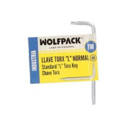 Llave Torx Standar Acero Cromo Vanadio Profesional T08 mm, Llave Estrella, Llave Allen Estrella