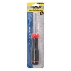 Juego De Puntas con Destornillador  1/4" 7 Piezas, Acero Cromo Vanadio, Kit Destorpuntas, Puntas Destornillador,