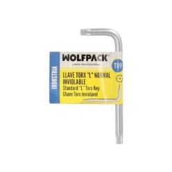Llave Torx Inviolable Standar Acero Cromo Vanadio Profesional T09 mm, Llave Estrella, Llave Allen Estrella