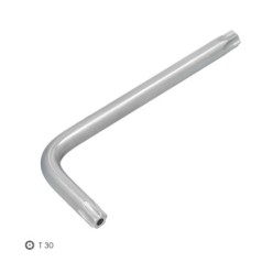 Llave Torx Inviolable Standar Acero Cromo Vanadio Profesional T30 mm, Llave Estrella, Llave Allen Estrella