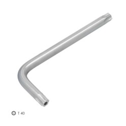 Llave Torx Inviolable Standar Acero Cromo Vanadio Profesional T40 mm, Llave Estrella, Llave Allen Estrella