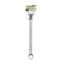 Llave Estrella Acodada Plus Acero Cromo Vanadio 21x23 DIN 838, Llave Doble Boca Acodada, Llave Fija Estrella Acodada