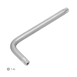 Llave Torx Inviolable Standar Acero Cromo Vanadio Profesional T45 mm, Llave Estrella, Llave Allen Estrella