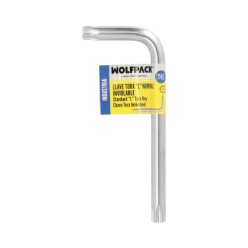 Llave Torx Inviolable Standar Acero Cromo Vanadio Profesional T45 mm, Llave Estrella, Llave Allen Estrella