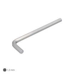 Llave Allen Larga Acero Cromo Vanadio Profesional 1,5 mm, Llave Hexagonal, Llave Allen Taller Mecanica, Llave Allen Bricolaje