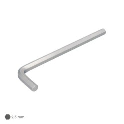 Llave Allen Larga Acero Cromo Vanadio Profesional 2,5 mm, Llave Hexagonal, Llave Allen Taller Mecanica, Llave Allen Bricolaje