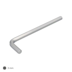 Llave Allen Larga Acero Cromo Vanadio Profesional 3,0 mm, Llave Hexagonal, Llave Allen Taller Mecanica, Llave Allen Bricolaje