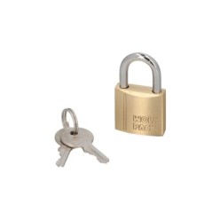 Candado Laton Arco Normal 20 mm, Serie Target, Arco Endurecido, Candado Maletas, Candado Taquillas, Candado Puertas